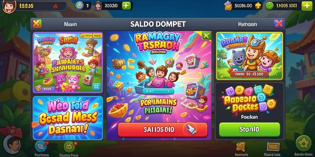 Karakter unik yang dapat dimainkan dan dikustomisasi.