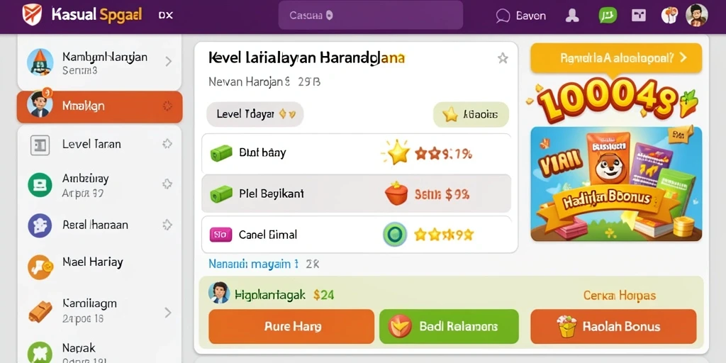 Level baru yang menantang untuk dieksplorasi.