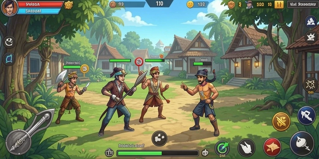 Karakter unik yang siap membantu petualangan.